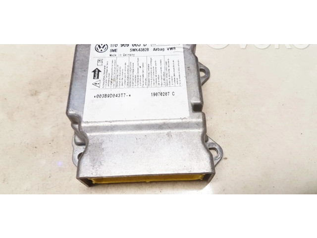 Блок подушек безопасности 1T0909605C, 5WK43518 Volkswagen Touran I