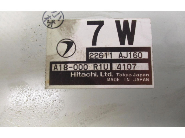 Блок управления двигателем ECU 22611AJ160 Subaru Forester SG