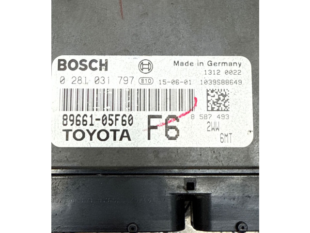 Řídící jednotka 8966105F60, 1039S88649 Toyota Avensis T270 2017