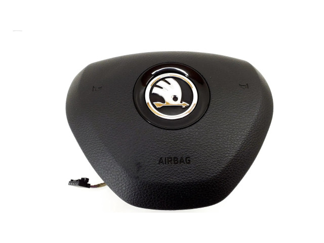 Подушка безопасности водителя 5E0880201B, 308307799002AF Skoda Octavia Mk3 (5E)
