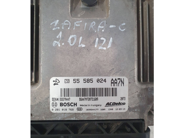 Řídící jednotka 55585024, 13584578 Opel Zafira C 2012