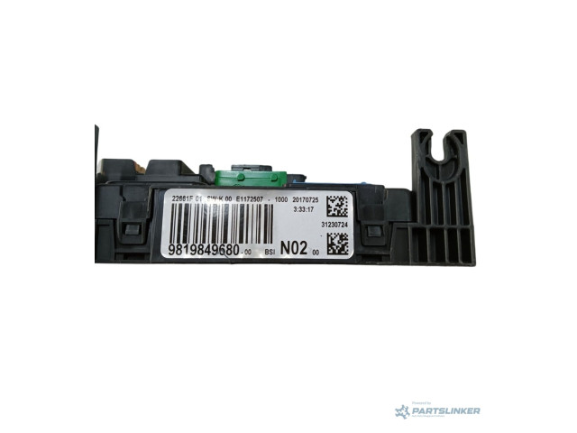 Pojistková skříňka 9819849680 Peugeot 301 2012