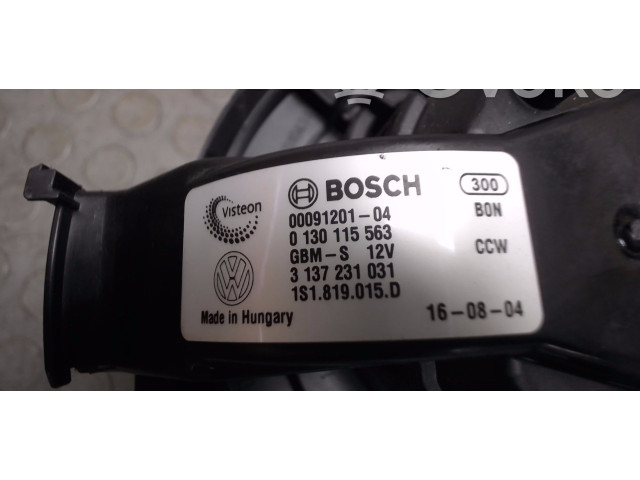 Вентилятор радиатора 1S1819015D, 1S1819015A Skoda Citigo