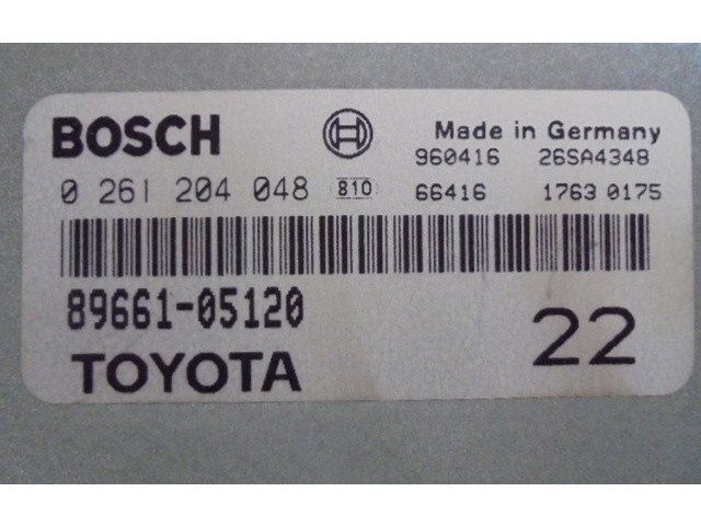 Řídící jednotka 8966105120, 0261204048   Toyota Carina T190 1996
