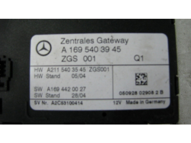 Блок управления A1695403945   Mercedes-Benz A W169