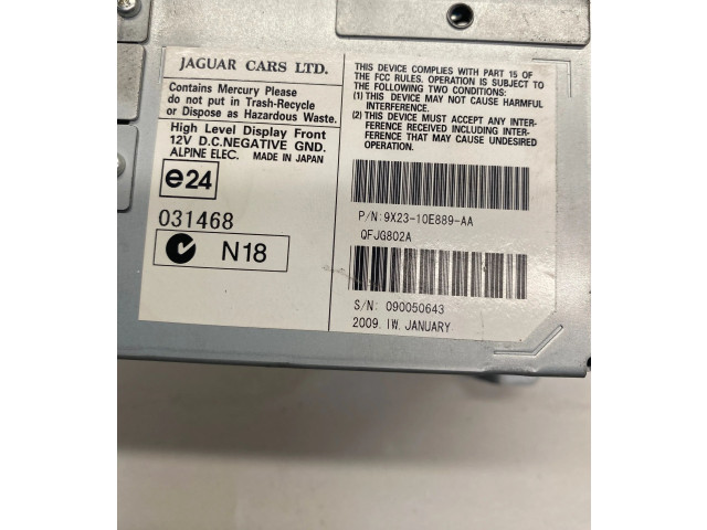 Дисплей 9X2310E889AA, QFJG802A Jaguar XF X250