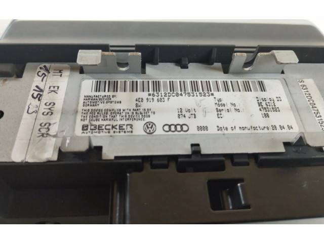 Дисплей    4E0919603F   Audi A8 S8 D3 4E