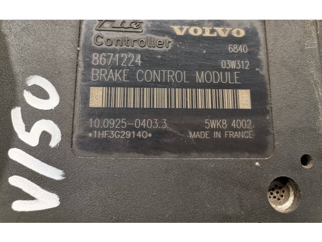 Блок АБС 8671224, 10092504033 Volvo XC90 2003 - 2006 года
