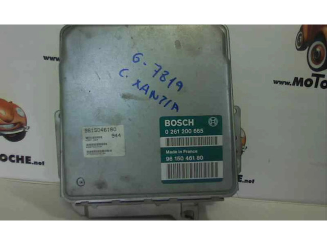 Блок управления двигателя 9615046180, 0261200665 Citroen Xantia