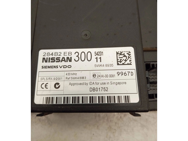 Блок комфорта 284B2EB300, 5WK48935 Nissan Pathfinder R51