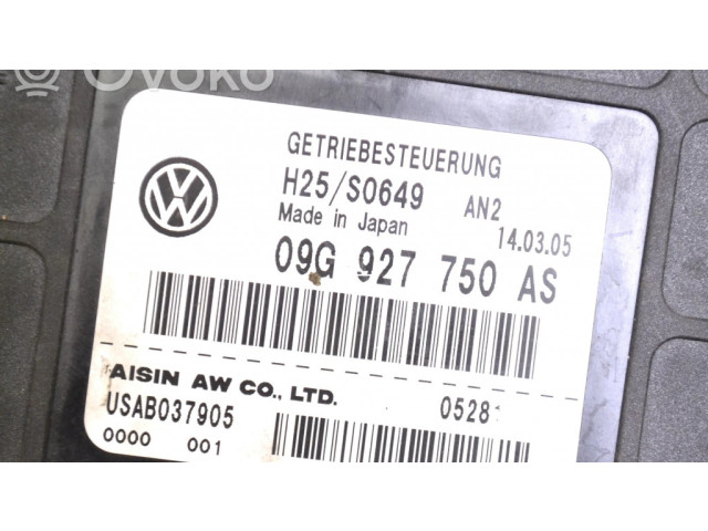 Блок управления коробкой передач 09G927750AS Volkswagen Jetta III
