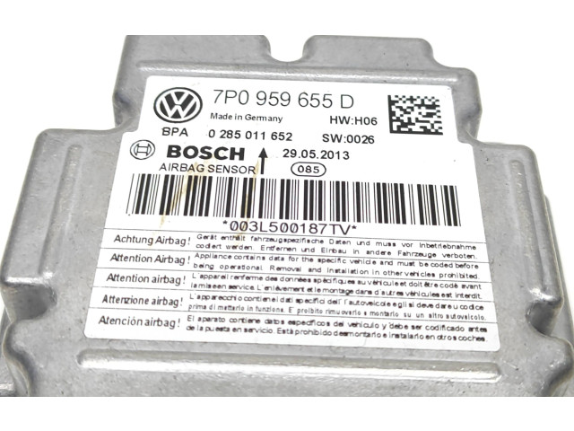 Блок подушек безопасности 7P0959655D, 0285011652   Porsche Cayenne (92A)