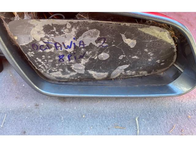 Зеркало электрическое Skoda Octavia Mk2 (1Z) 2004 - 2013 года