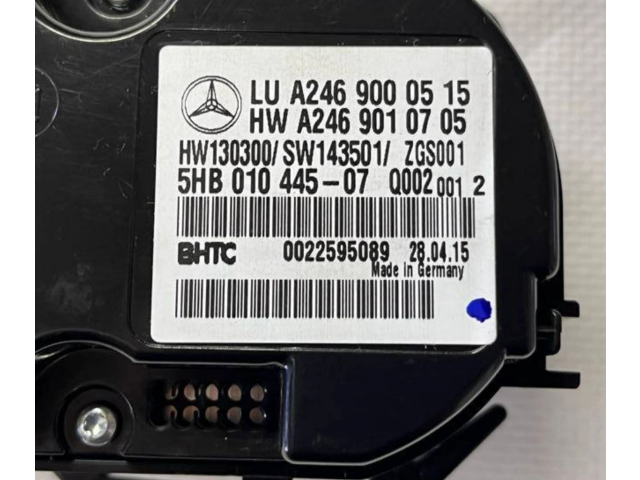 Блок управления климат-контролем A2469000515, A2469010705   Mercedes-Benz A W176