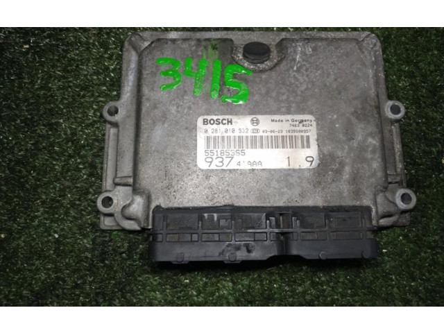 Řídící jednotka 0281010332 Alfa Romeo 166