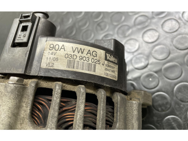 Генератор 03d903025j, 03D903025J Volkswagen Fox