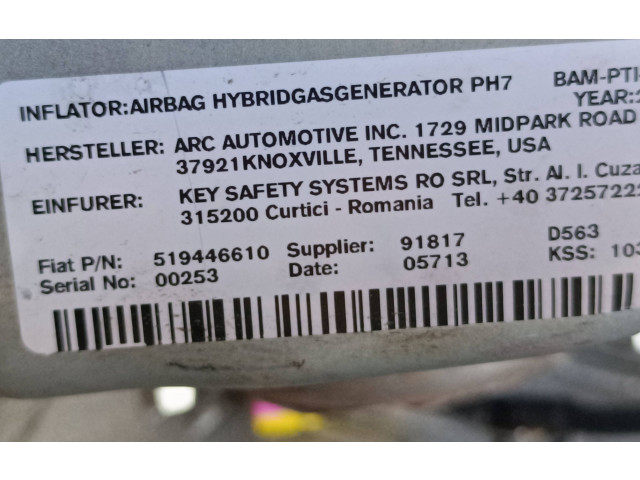 Подушка безопасности пассажира 519446610, 37921KN0   Fiat 500L