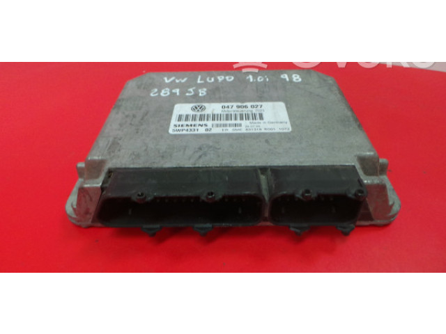 Блок управления двигателя 047, 027   Volkswagen Lupo