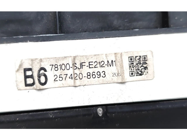 Панель приборов 78100-SJF-E212-M1, 257420-8693 Honda FR-V