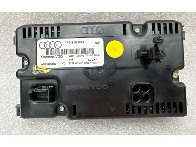 Дисплей 4F0919603, A2C53080033 Audi A6 S6 C6 4F