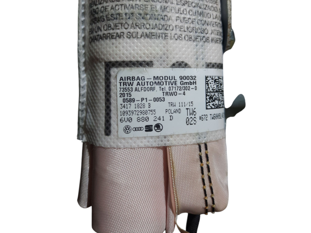 Подушка безопасности в сиденье 6V0880241D Skoda Fabia Mk3 (NJ)
