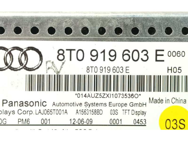 Дисплей 8T0919603E Audi A4 Allroad