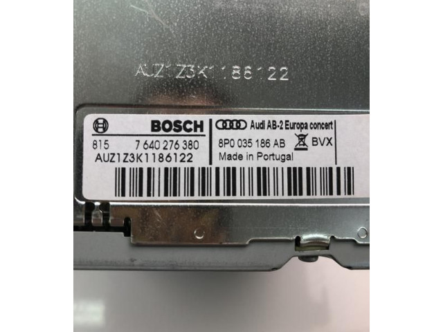 Турбина Радио/ проигрыватель CD/DVD / навигация Audi A3 S3 8P 8P0035186AB, NP2200