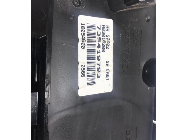 Блок управления климат-контролем 735419793, 735419793   Fiat Grande Punto