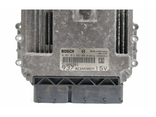 Блок управления двигателя 51806561, 0281012883   Alfa Romeo GTV