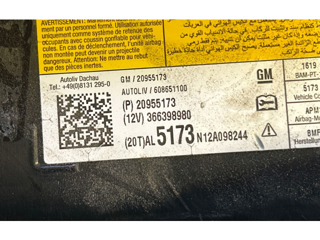 Подушка безопасности пассажира 608651100, 366398980 Volvo S60