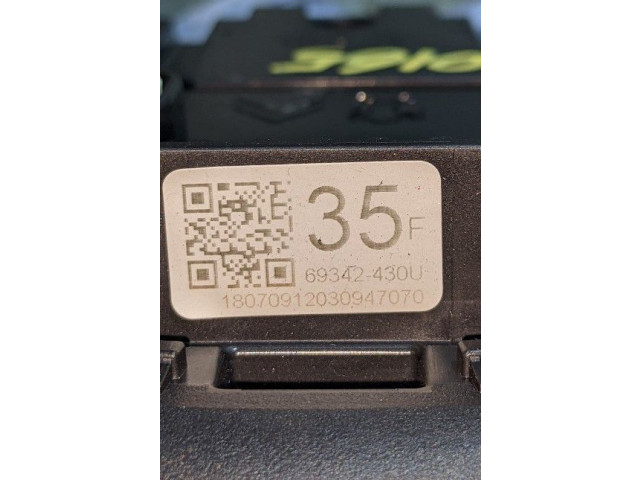 Панель приборов 69342430U, 769167320U   Peugeot 108       