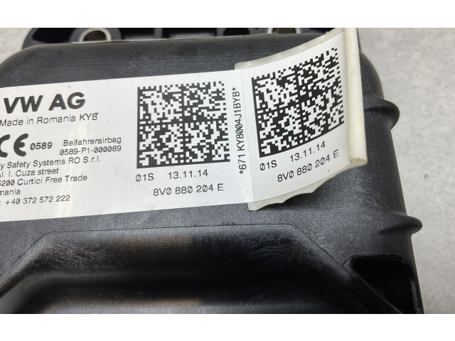 Подушка безопасности пассажира 8V0880204E Audi A3 S3 8V