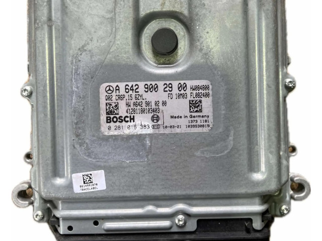 Řídící jednotka A6429002900, 0281016383 Mercedes-Benz C W204 2010