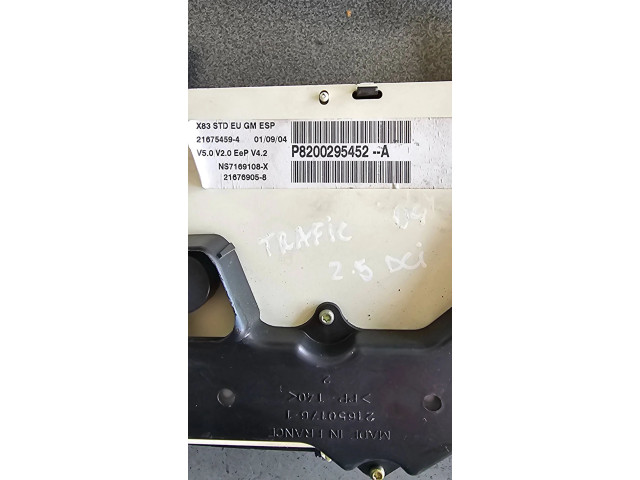 Панель приборов P8200295452A, NS7169108X   Renault Trafic II (X83)       