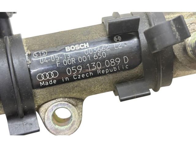 Топливная рампа 059130089D Audi A6 S6 C6 4F для двигателя BRE