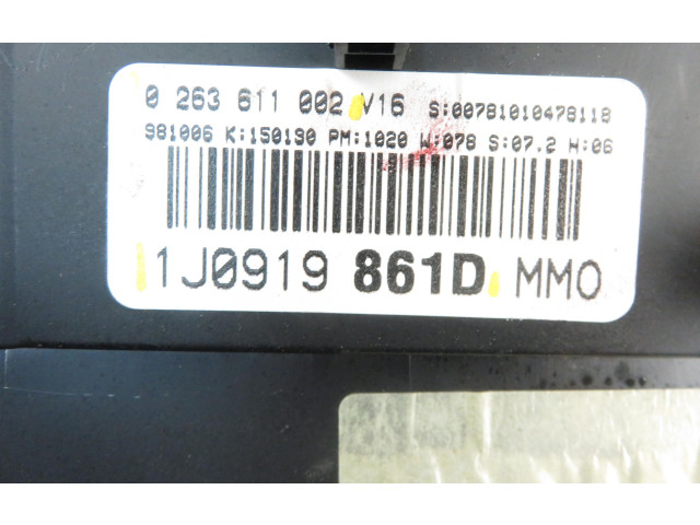 Přístrojová deska Volkswagen Bora 1998 0263611002, 1J0919861D