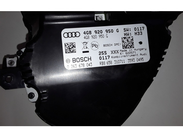 Панель приборов 1030052175   Audi A6 S6 C7 4G       