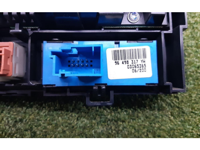 Блок управления климат-контролем 96573328YW Citroen Berlingo