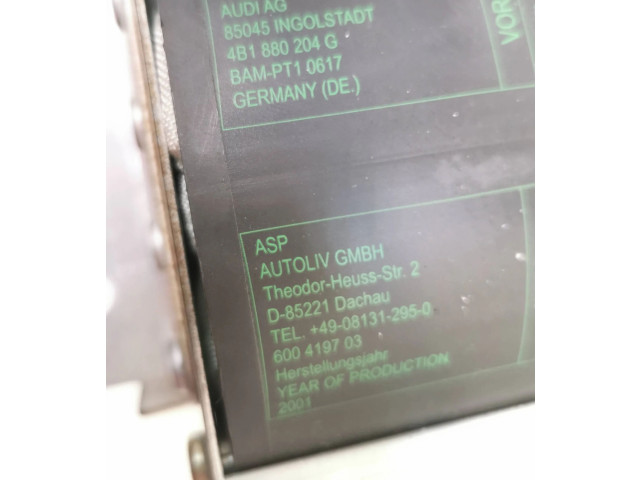 Подушка безопасности пассажира 4b1880204g, 1827101203 Audi A6 S6 C5 4B