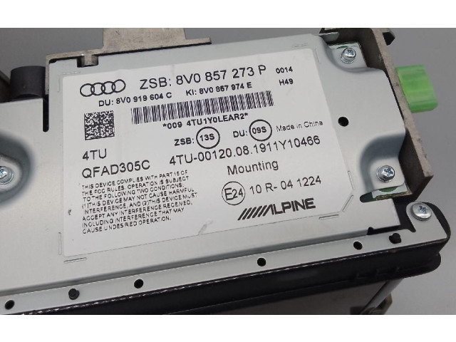 Дисплей 8V0857273P Audi A3 S3 8V