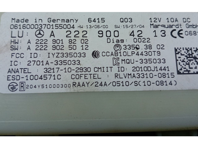 Блок управления A2229004213   Mercedes-Benz GLC X253 C253