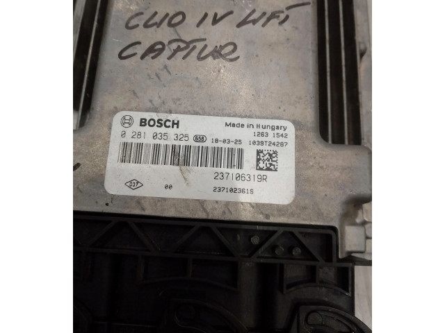 Блок управления двигателем Блок управления 0281035325 Renault Clio IV