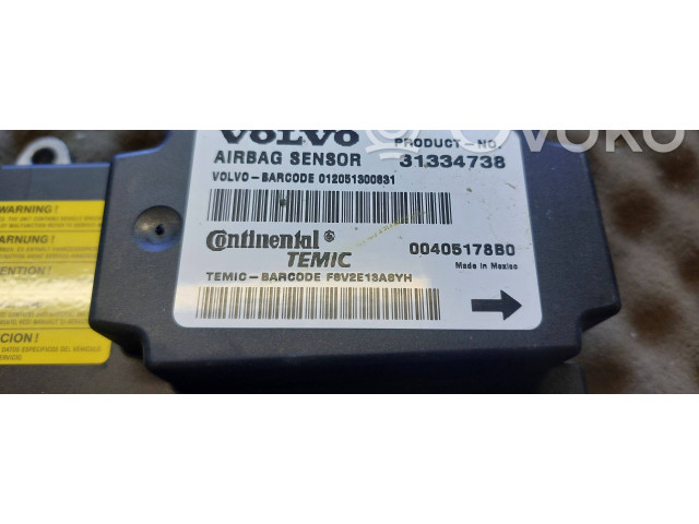 Блок подушек безопасности 31334738, 00405178B0   Volvo C30