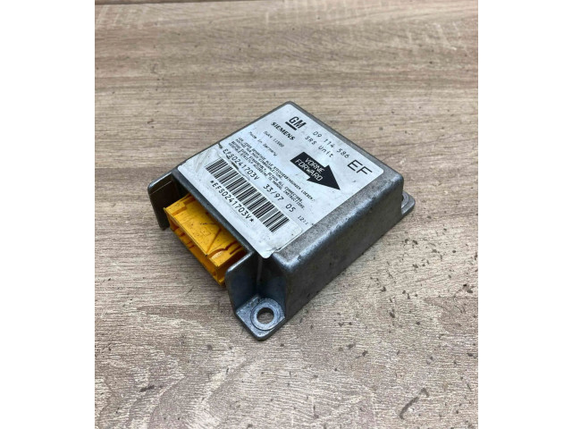 Блок подушек безопасности 09114586, 5WK41150B   Opel Tigra A