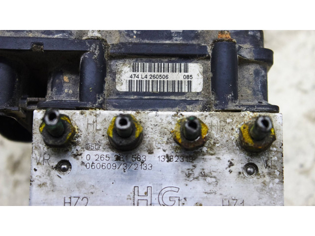 Блок АБС 0265800443, 0265281583   Opel  Meriva A  2003 - 2010 года
