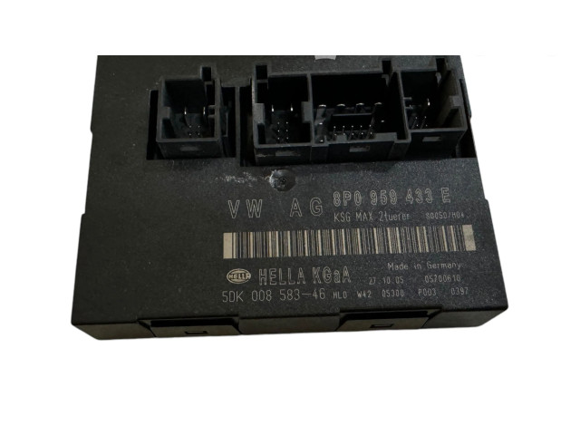 Блок комфорта 8P0959433E, 5DK00858346 Audi A3 S3 8P