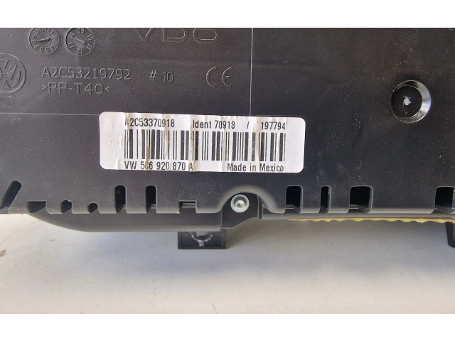 Спидометр (приборный щиток) 5C6920870A Volkswagen Jetta VI