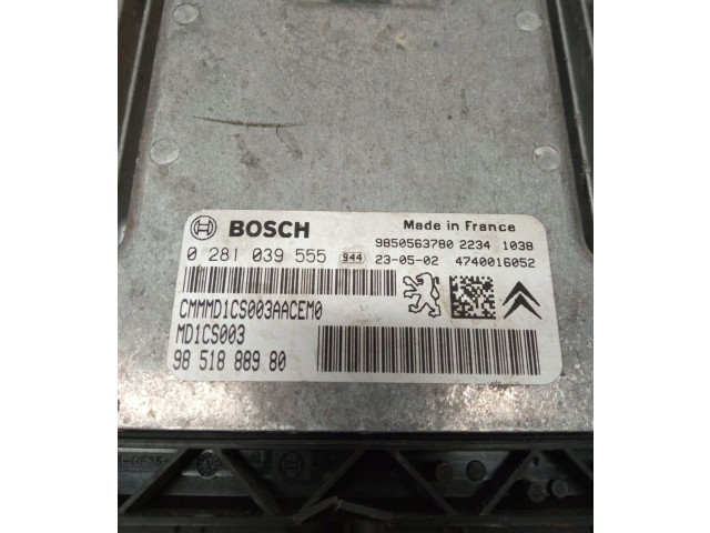 Řídící jednotka 0281039555, 9851888980 Toyota ProAce City 2023