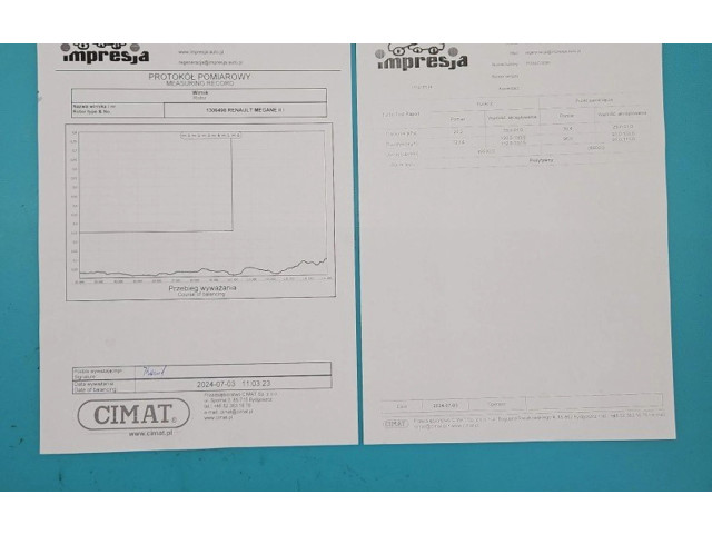 Turbodmychadlo Турбина 755507-6, IMPRK1306498 Renault Megane II