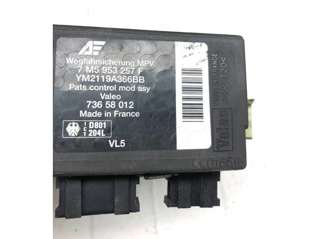 Комплект блоков управления 038906019LR, 0281011143 Ford Galaxy